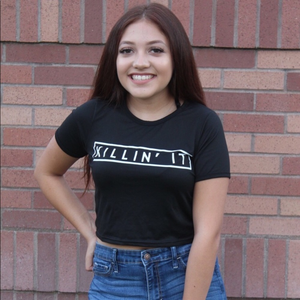 🆕 killin it shirt sleeve (cropped)